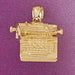 Type Machine Charm Pendant 14k Gold