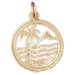 Palm Tree Charm Pendant 14k Gold