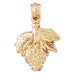 Strawberry Charm Pendant 14k Gold