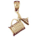 Sugar Bowl Charm Pendant 14k Gold