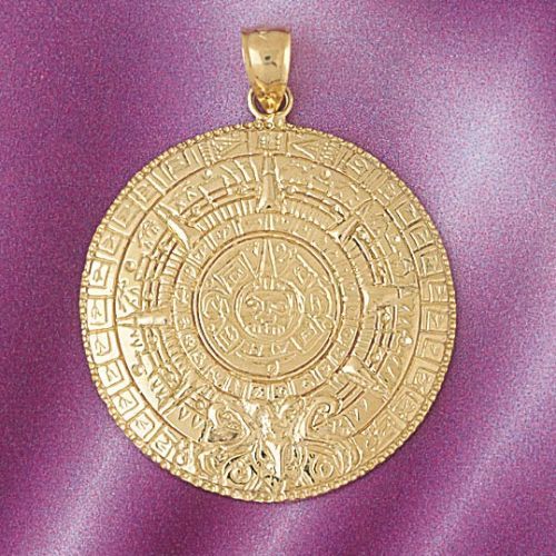 Sun Charm Pendant 14k Gold