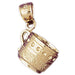 Tea Cup Charm Pendant 14k Gold