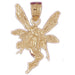 Tooth Fairy Charm Pendant 14k Gold