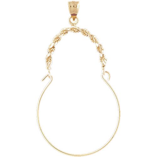 Charm Holder Charm Pendant 14k Gold