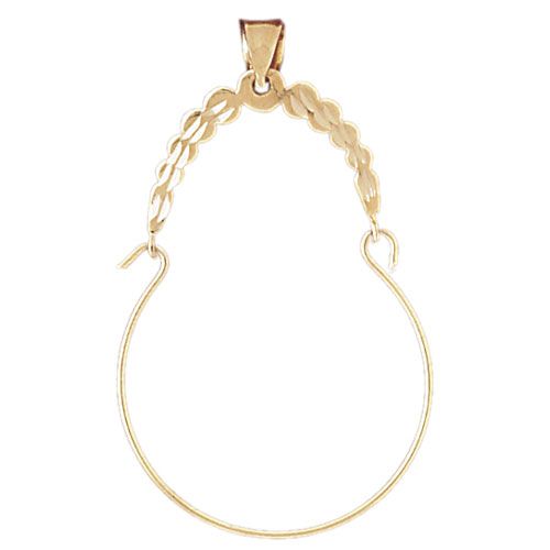 Charm Holder Charm Pendant 14k Gold