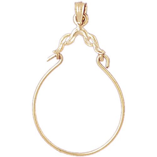 Charm Holder Charm Pendant 14k Gold