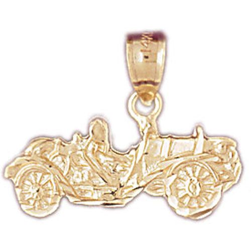 Classic Car Charm Pendant 14k Gold