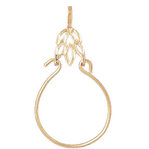 Charm Holder Charm Pendant 14k Gold