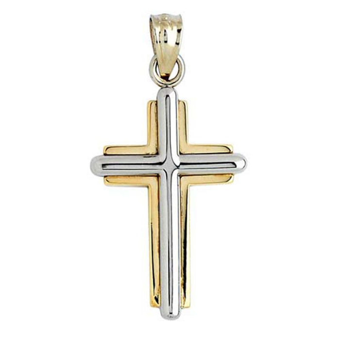 Cross Charm Pendant 14k Gold