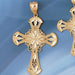 Cross Charm Pendant 14k Gold