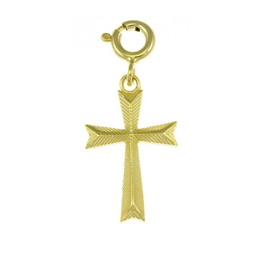 Cross Charm Pendant 14k Gold