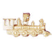 3D Locomotive Train Charm Pendant 14k Gold