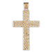 Cross Charm Pendant 14k Gold
