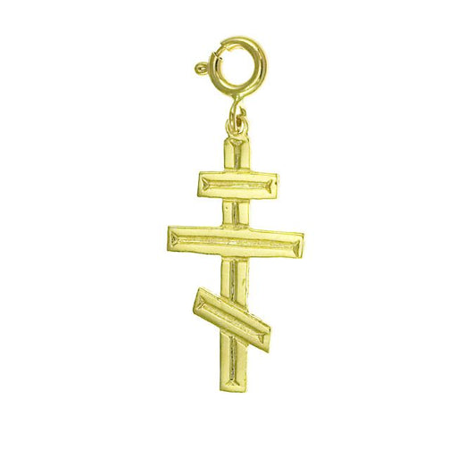 Cross Charm Pendant 14k Gold