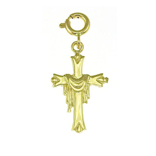 Cross Charm Pendant 14k Gold