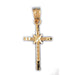 Cross Charm Pendant 14k Gold