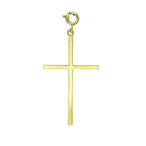 Cross Charm Pendant 14k Gold