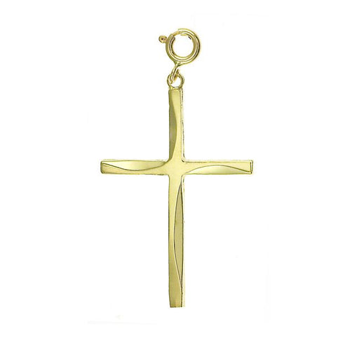 Cross Charm Pendant 14k Gold