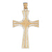 Cross Charm Pendant 14k Gold