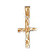 Cross Charm Pendant 14k Gold