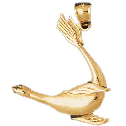 Seal Charm Pendant 14k Gold