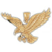 Flying Eagle Charm Pendant 14k Gold