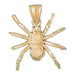 Spider Charm Pendant 14k Gold