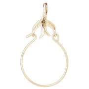Love Bird Charm Holder Charm Pendant 14k Gold
