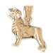 King Charles Cavalier Dog Charm Pendant 14k Gold