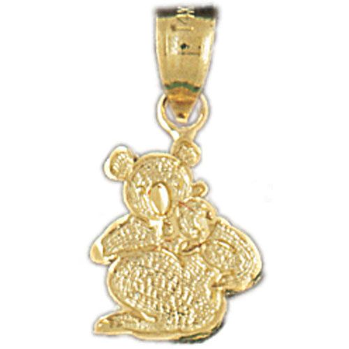 Koala Charm Pendant 14k Gold