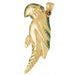 Parrot Charm Pendant 14k Gold