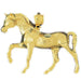 Farm Horse Charm Pendant 14k Gold