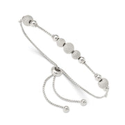 Sterling Silver Beaded Adjustable Bracelet