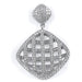 Sterling silver fashion CZ pendant