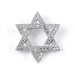 Sterling silver star of david CZ pendant
