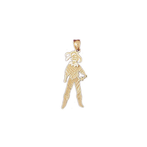 Gold Clown Charms Pendants