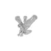 Flying Eagle Charm Pendant 14k Gold