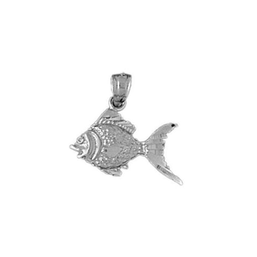 Goldfish Charm Pendant 14k Gold