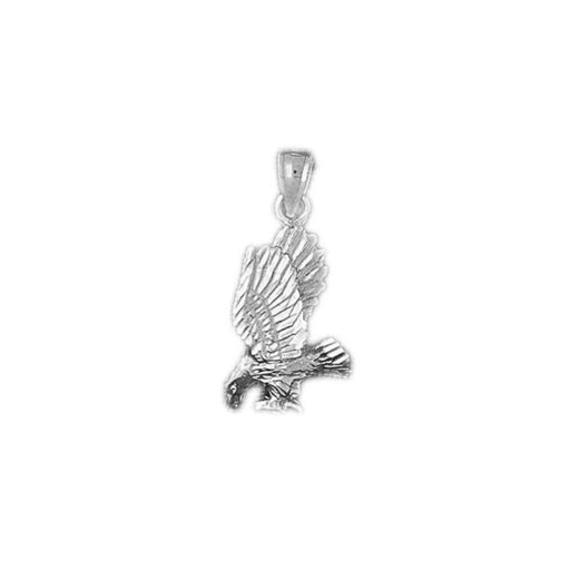 Flying Eagle Charm Pendant 14k Gold