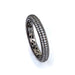 Sterling silver eternity pave CZ band