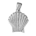 Seashell Charm Pendant 14k Gold