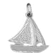 Sailboat Charm Pendant 14k Gold