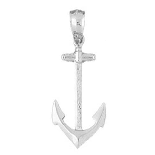 Ship Anchor Charm Pendant 14k Gold