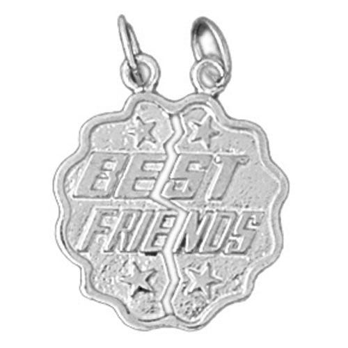Best Friends Charm Pendant 14k Gold