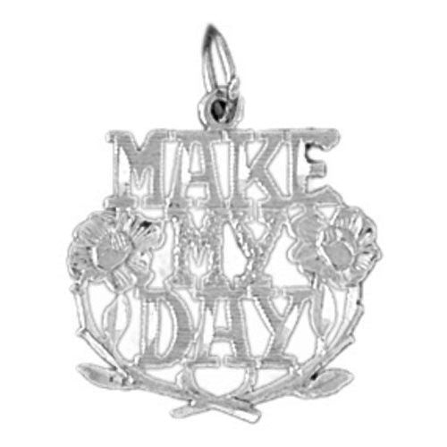 Make My Day Charm Pendant 14k Gold