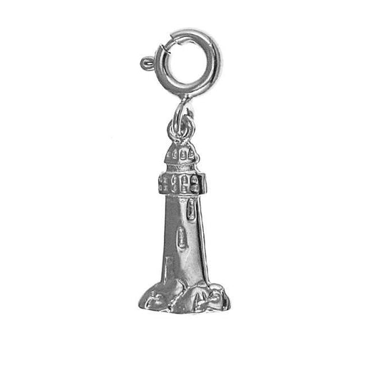 Lighthouse Charm Pendant 14k Gold