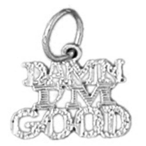 Damn I Am Good Charm Pendant 14k Gold