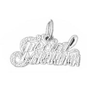 Special Grandma Charm Pendant 14k Gold