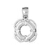 Life Tube Charm Pendant 14k Gold