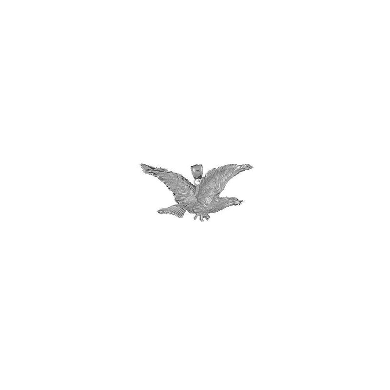 Flying Eagle Charm Pendant 14k Gold